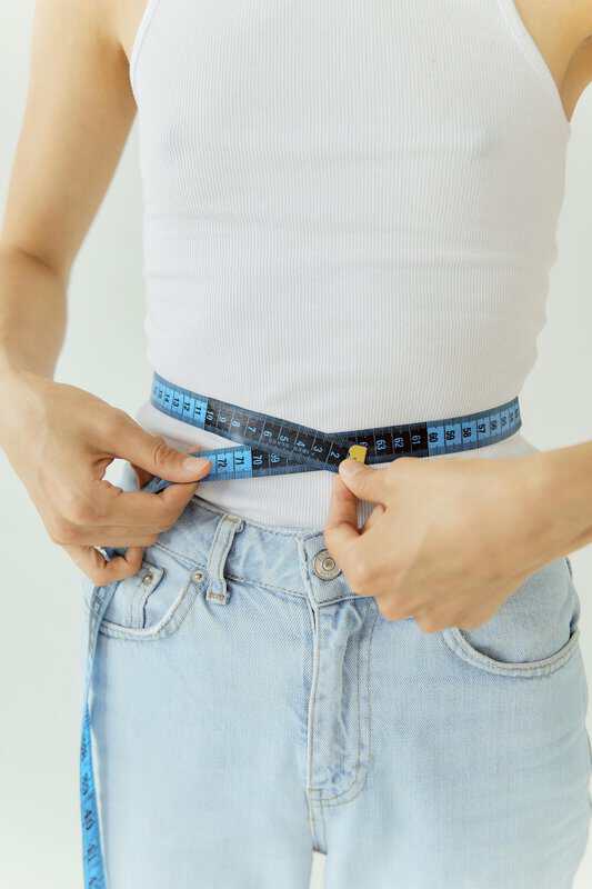 green tea for belly fat weight loss concept