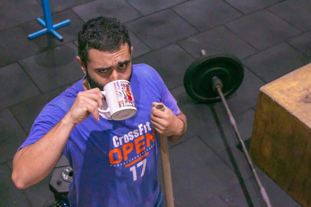Black coffee used as pre-workout drink for better energy and performance